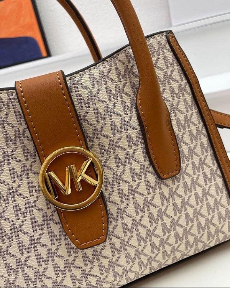 Michael Kors Gabby Signature Satchel Handbag