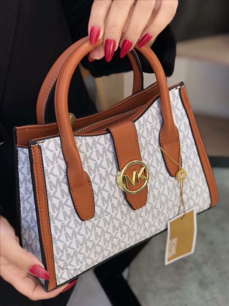 Michael Kors Gabby Signature Satchel Handbag