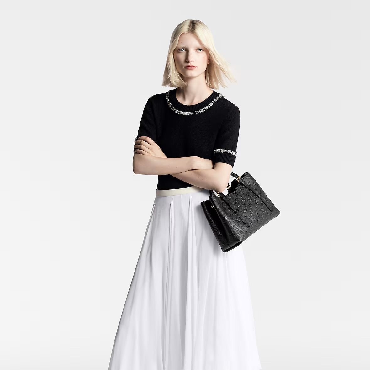 Louis Vuitton Babylone Tote PM in Black