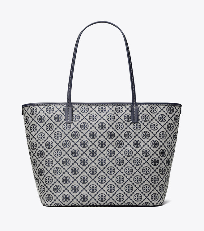 Tory Burch T Monogram Tote Bag in Blue