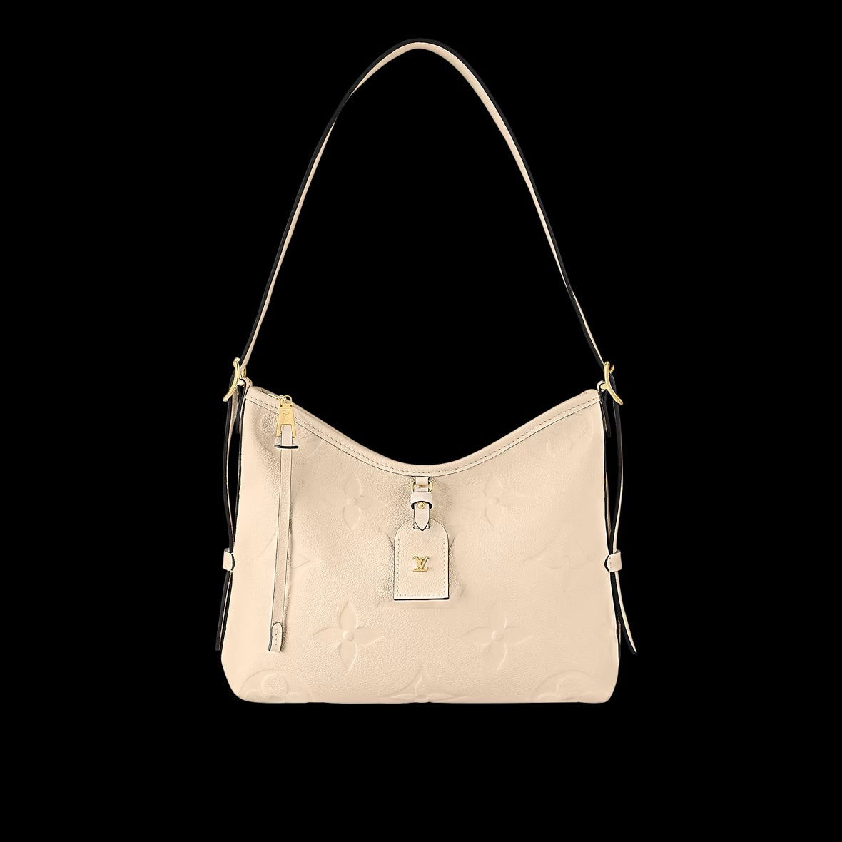 Louis Vuitton CarryAll PM Tote Bag In Creme Leather Design