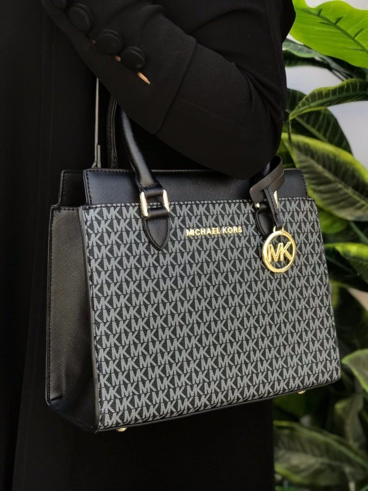 Michael Kors Mercer Hand Bag in Black