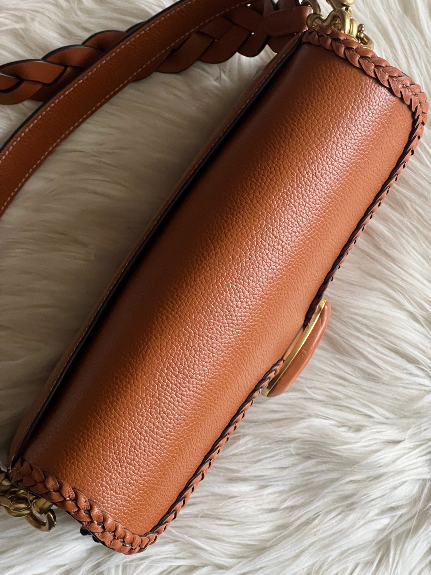 Coach Tabby 26 Shoulder Bag with Braid in Brown