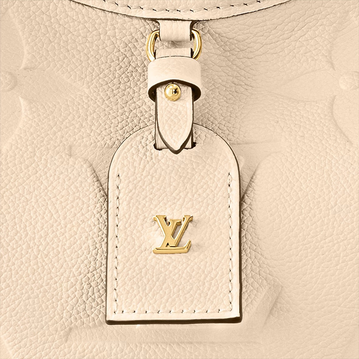 Louis Vuitton CarryAll PM Tote Bag In Creme Leather Design