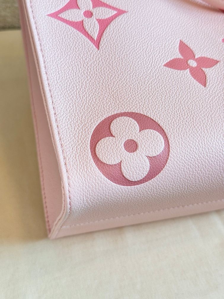 Louis Vuitton OnTheGo MM Large Tote Bag (Degrade Rose)