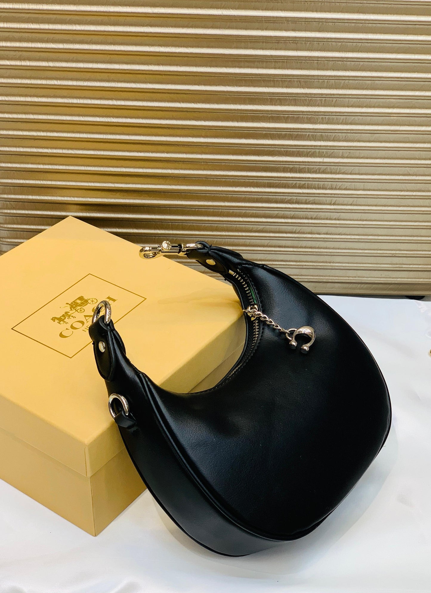 Coach Jonie Bag in Signature Canvas (Black)