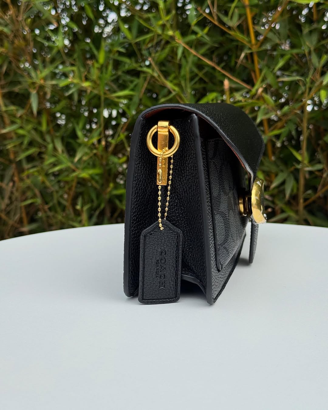 COACH Tabby 26 Black Canvas Design