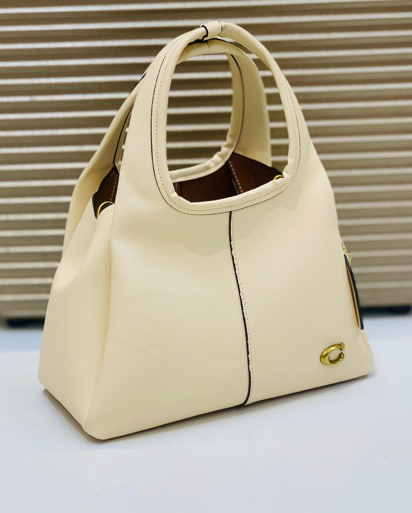 Coach Lana 23 Shoulder Bag Beige