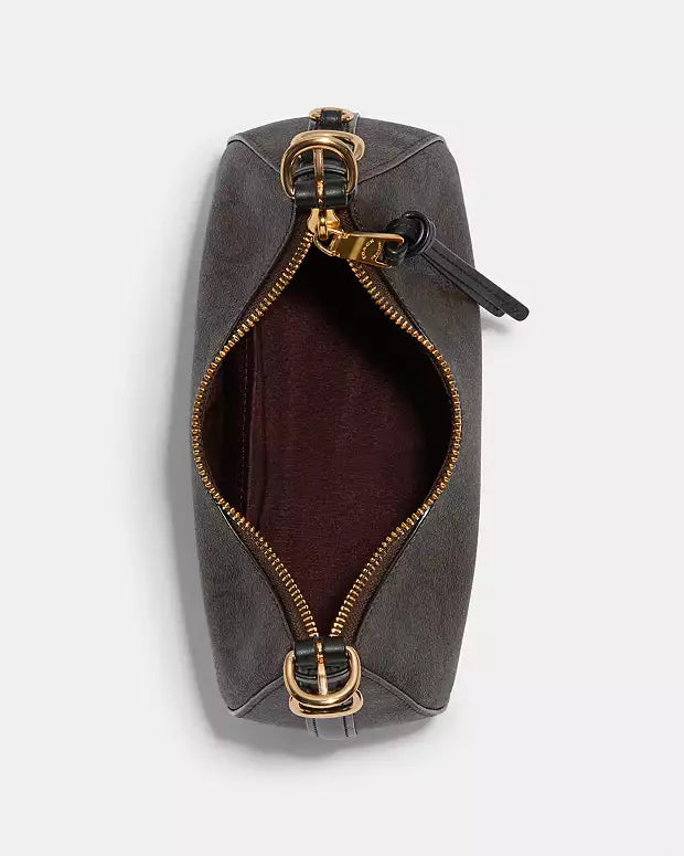 Coach Kleo Hobo in Signature Canvas (Dark Brown)