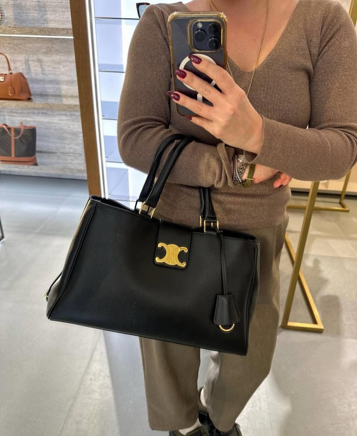 CELINE Medium Appoline in Supply Calfskin