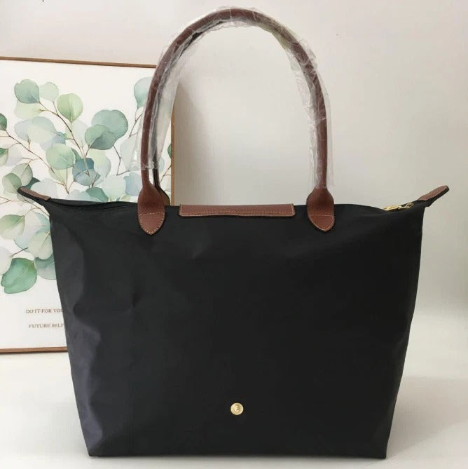 Longchamp Le Pliage L Tote Bag (Black)