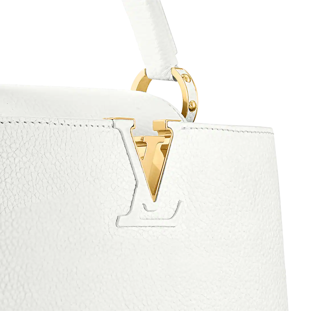 Louis Vuitton Capucines BB Hand Bag (White)