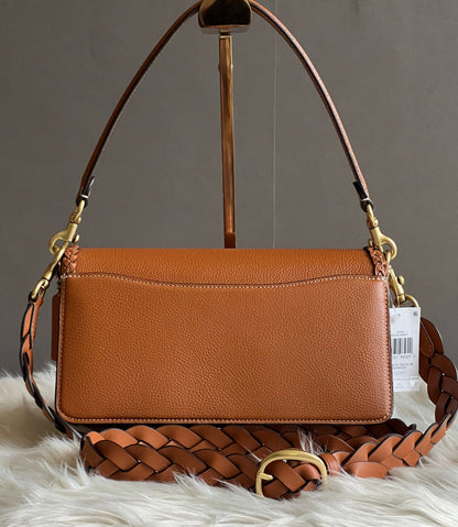Coach Tabby 26 Shoulder Bag with Braid in Brown