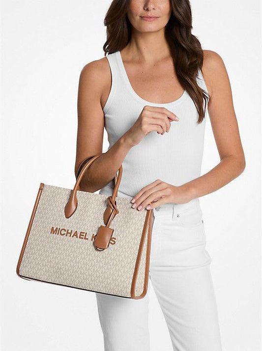 Michael Kors Mirella Signature Logo Tote Bag