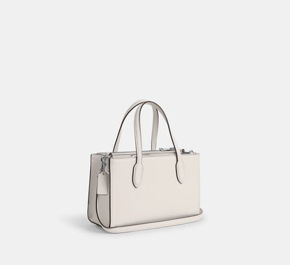 Coach Nina Mini Tote Bag in White