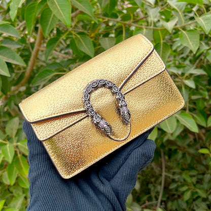 Gucci Mini Dionysus Bag (Gold)