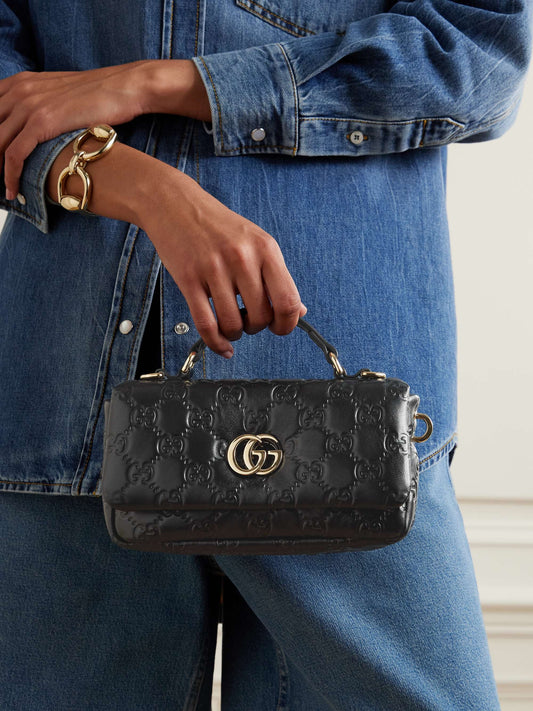 Gucci GG Milano small top handle bag (Black)