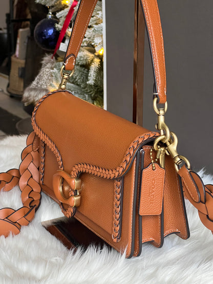 Coach Tabby 26 Shoulder Bag with Braid in Brown