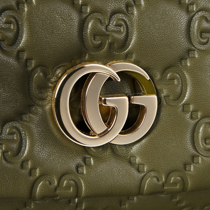 Gucci GG Milano small top handle bag (Green)