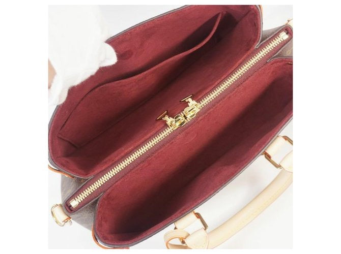 Louis Vuitton Brown Coated Canvas and Leather Monogram Souplo MM Tote Bag