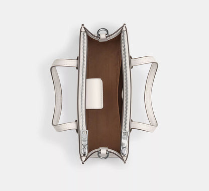 Coach Nina Mini Tote Bag in White