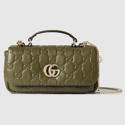 Gucci GG Milano small top handle bag (Green)