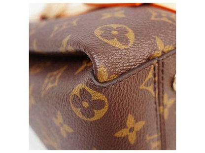 Louis Vuitton Brown Coated Canvas and Leather Monogram Souplo MM Tote Bag