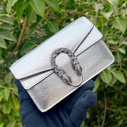 Gucci Mini Dionysus Bag (Silver)