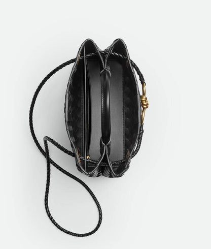 Bottega Venetta Andiamo Handbag (Black)