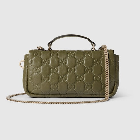 Gucci GG Milano small top handle bag (Green)