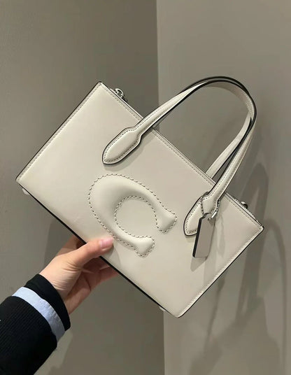 Coach Nina Mini Tote Bag in White