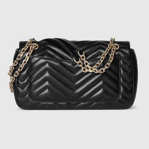 GUCCI GG Marmont Shoulder Bag (Black)