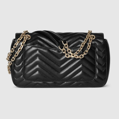 GUCCI GG Marmont Shoulder Bag (Black)
