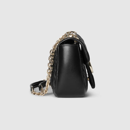 GUCCI GG Marmont Shoulder Bag (Black)