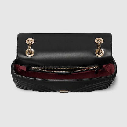 GUCCI GG Marmont Shoulder Bag (Black)