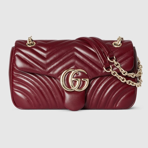 GUCCI GG Marmont Shoulder Bag (Mahroon)