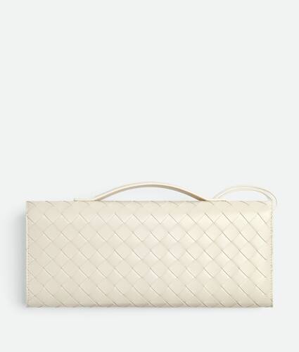 Bottega Venetta Andiamo Clutch Bag (White)