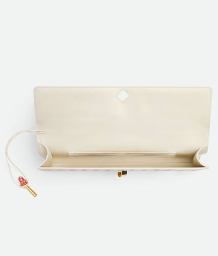 Bottega Venetta Andiamo Clutch Bag (White)