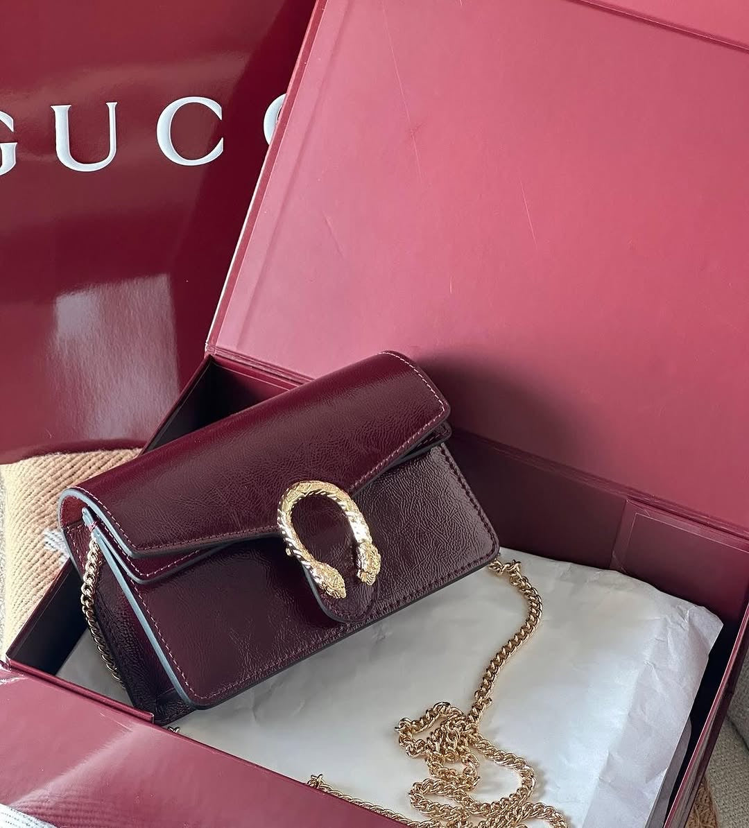 Gucci Mini Dionysus Bag (Mahroon)