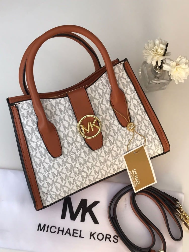 Michael Kors Gabby Signature Satchel Handbag