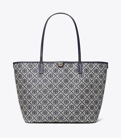 Tory Burch T Monogram Tote Bag in Blue