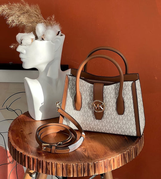 Michael Kors Gabby Signature Satchel Handbag