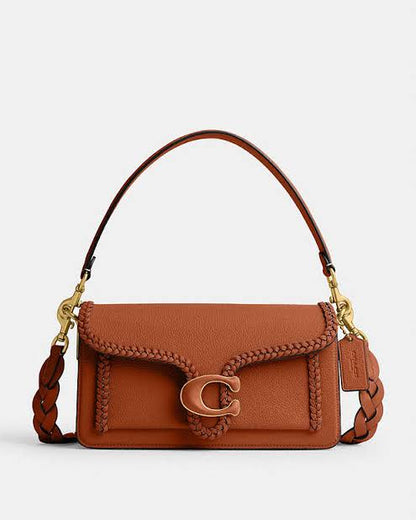 Coach Tabby 26 Shoulder Bag with Braid in Brown