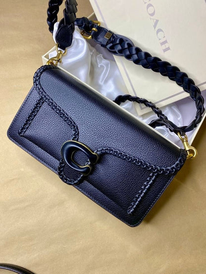 Coach Tabby 26 Shoulder Bag with Braid in Black