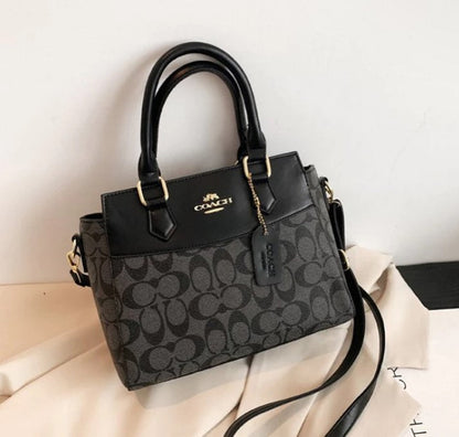 Coach Mini Darcie Carryall In Signature Canvas Handbag
