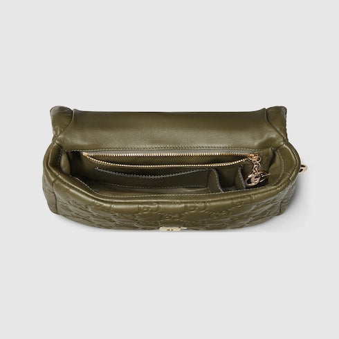 Gucci GG Milano small top handle bag (Green)
