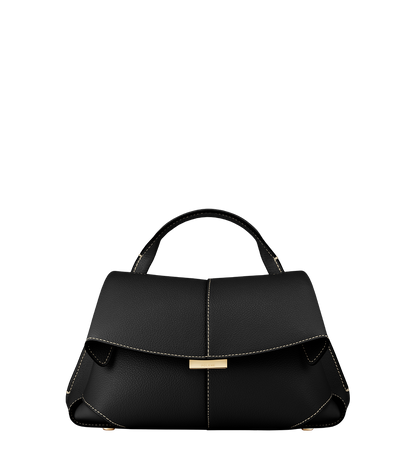 Polene Mokki Neuf Shoulder Bag (Black)