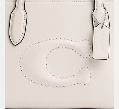 Coach Nina Mini Tote Bag in White