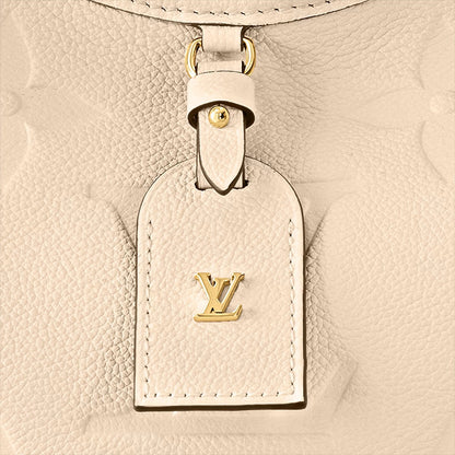 Louis Vuitton CarryAll PM Tote Bag In Creme Leather Design