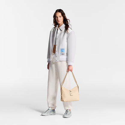 Louis Vuitton CarryAll PM Tote Bag In Creme Leather Design